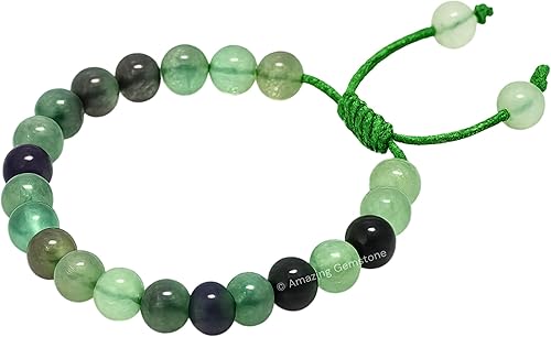 Miniatura 483 de Amazing Gemstone Crystal Bracelet for Women Men's Gifts - Protection Healing Crystal Bracelet - 8mm Gemstone Beaded Adjustable Bracelet Pulseras