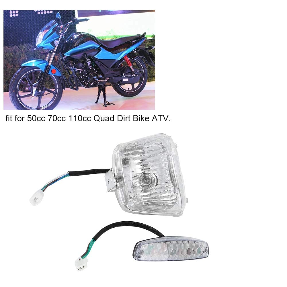 Aramox Head Light, 12V Head Rear Tail Light Lamp Dinosaur Fit for Quad Dirt Bike ATV