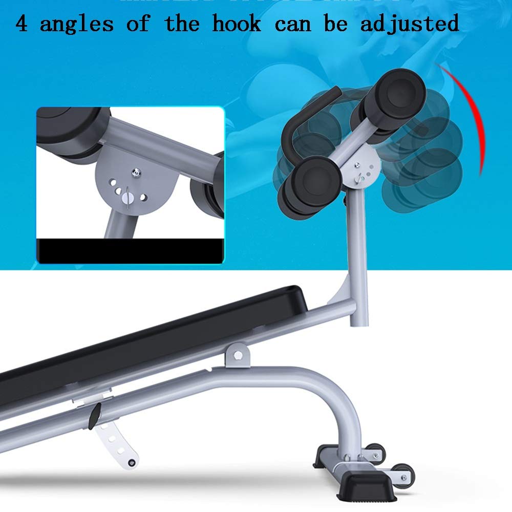 Petit Banc De Musculation Avec Haltères, Banc De Musculation Multifonctionnel Professionnel Pour La Maison Et Le Commerce, Tabouret D'Entraînement Réglable Pour Abdominaux, Planche Pour Exercices Pou