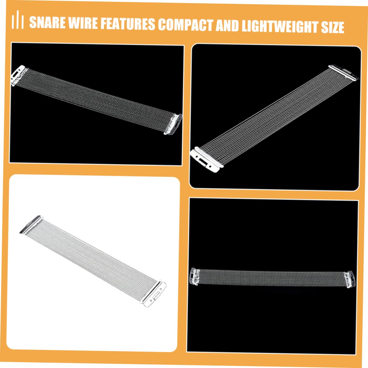 ULDIGI 20 Strand Snare Drum Wire Replacement Wc310 Fast Crisp Reaction - Steel Wire