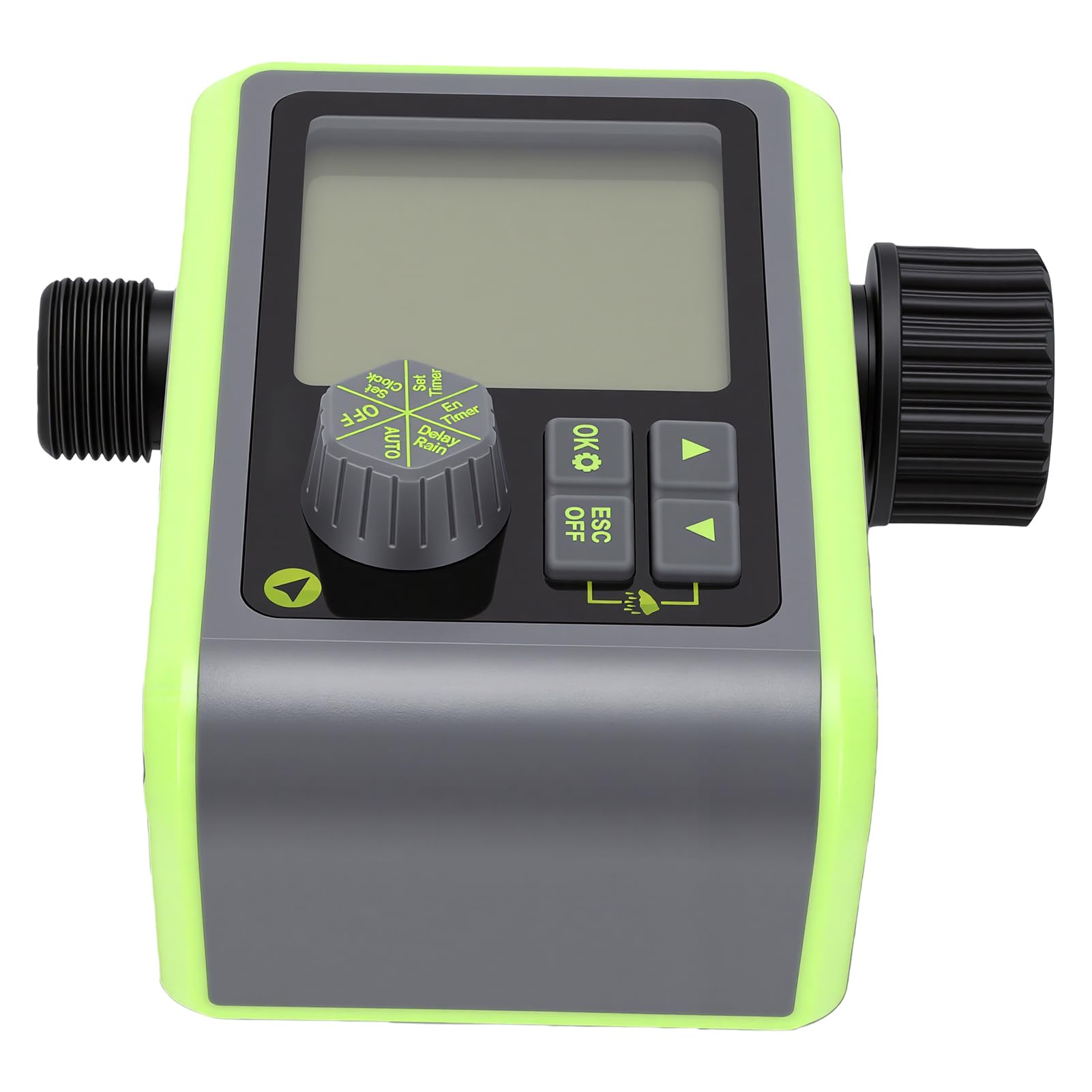 Irrigatore da Giardino con Timer, 8 Programmi, Sensore Pioggia