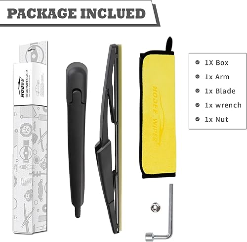 Vista 117 de Juego de tuercas de repuesto para limpiaparabrisas trasero para Jaguar F-PACE 2017-2022, conjunto de accesorios de cubierta del limpiaparabrisas