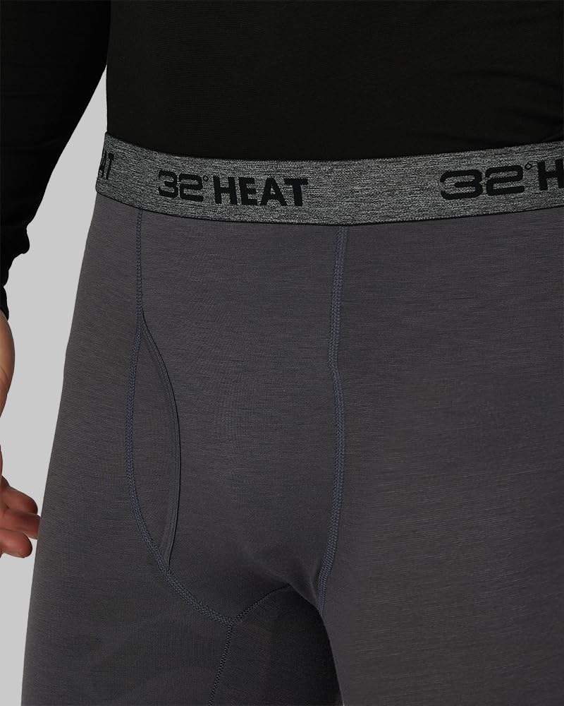 32 Degrees Heat - Leggings ligeros para hombre, elásticos en 4 direcciones, térmicos, ajuste de forma