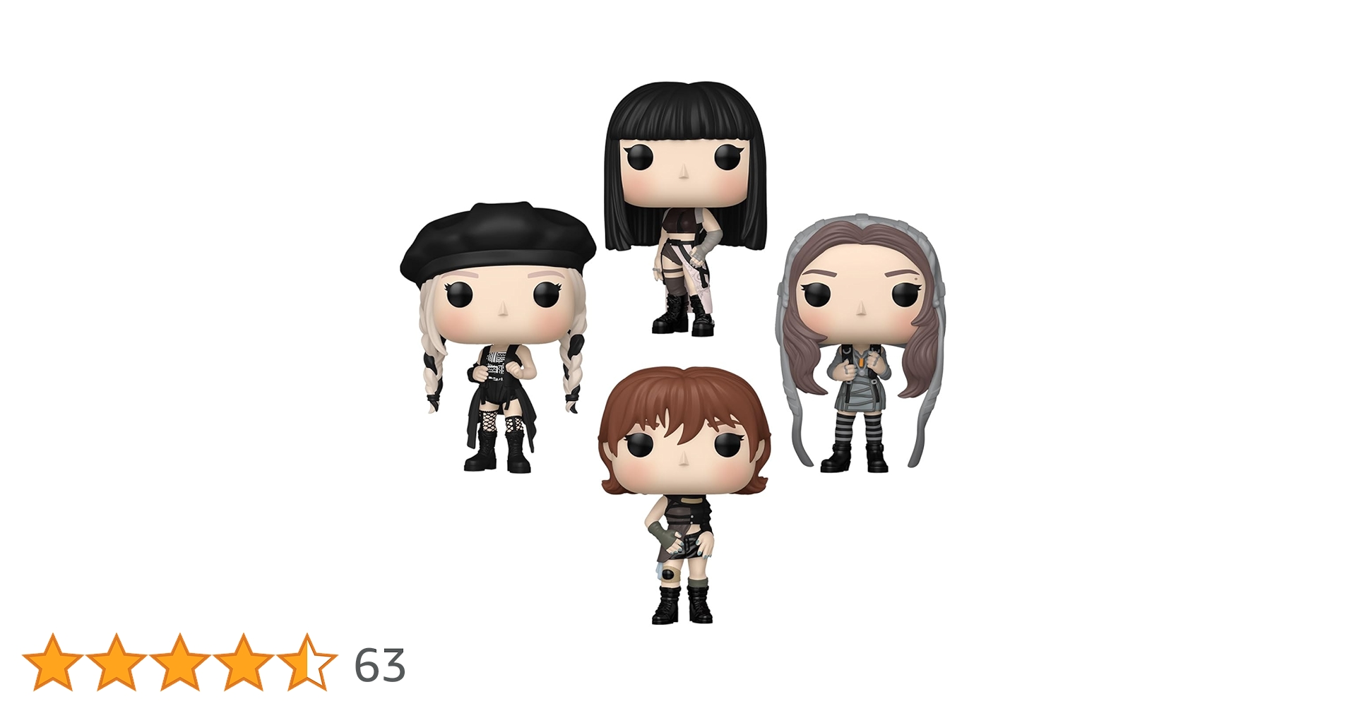 ジェニちゃんのみ　BLACKPINK コレクタブル　フィギュアセット　4体 ジェニちゃんのみ BLACKPINK コレクタブル フィギュアセット 4体 画像