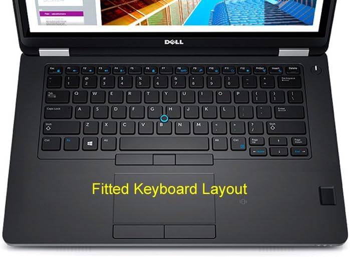 Bodu Ultra Thin TPU Keyboard Skin Protector Cover for Dell Latitude E5470, E7450, E7470 with TrackPoint in Key Board Center