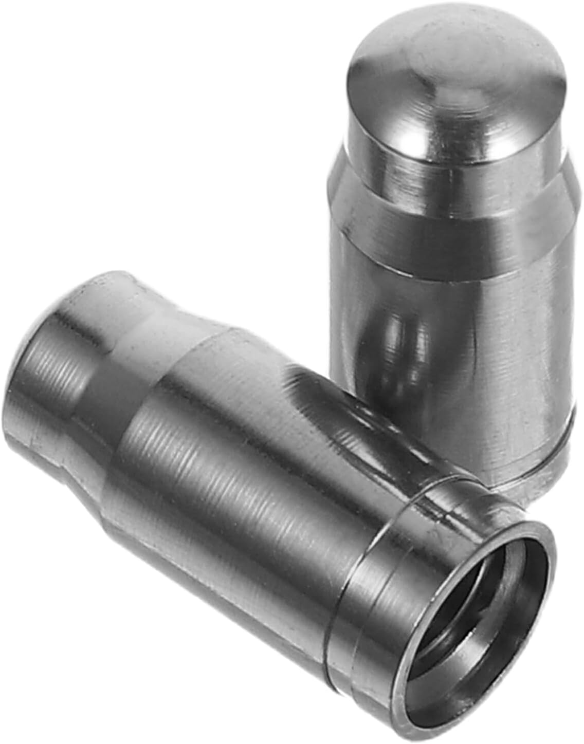 Wakauto Titanium Alloy Valve Caps for Bicycle Tires 1 Pair Metal Valve Stem Caps with Dustproof Cover Air Pressure Stabilizing for Road and Mountain Bikes