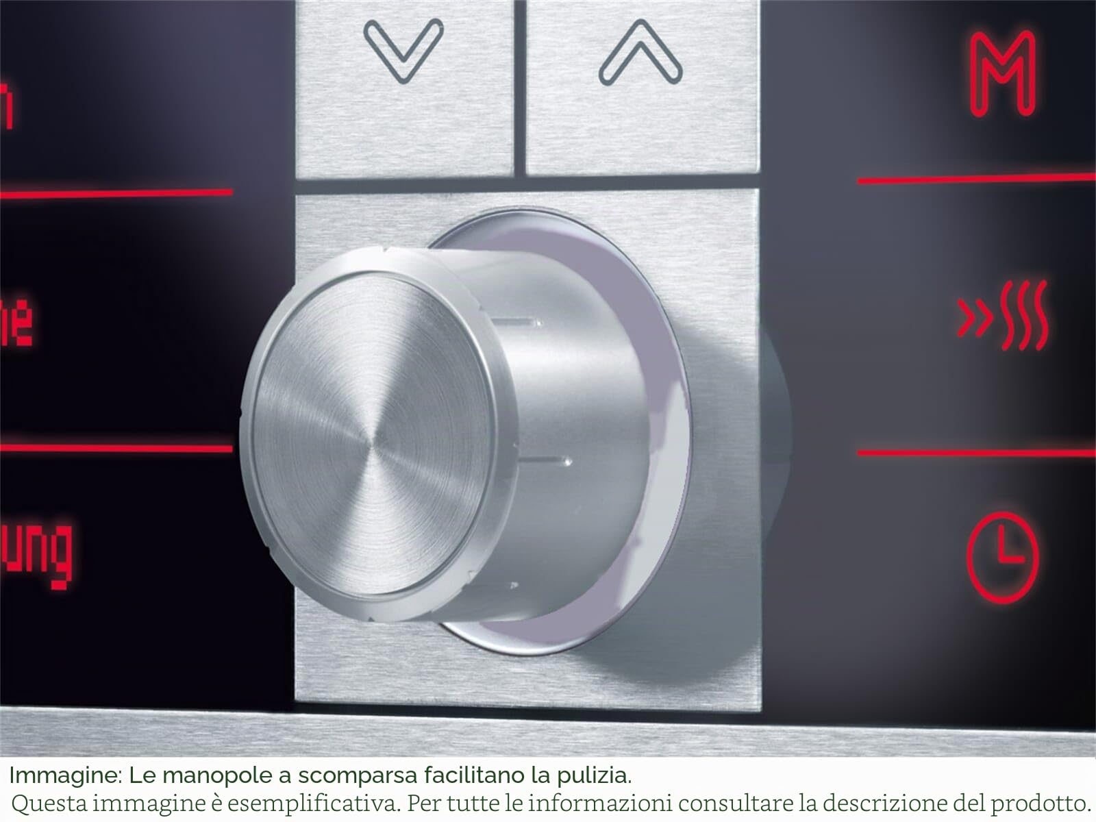 Bosch BEL554MB0 Serie 6 - Microonde da incasso / 900 W / 25 L / piatto girevole 31,5 cm / Cerniera porta sinistra / Nero / AutoPilot 8 / Funzione grill