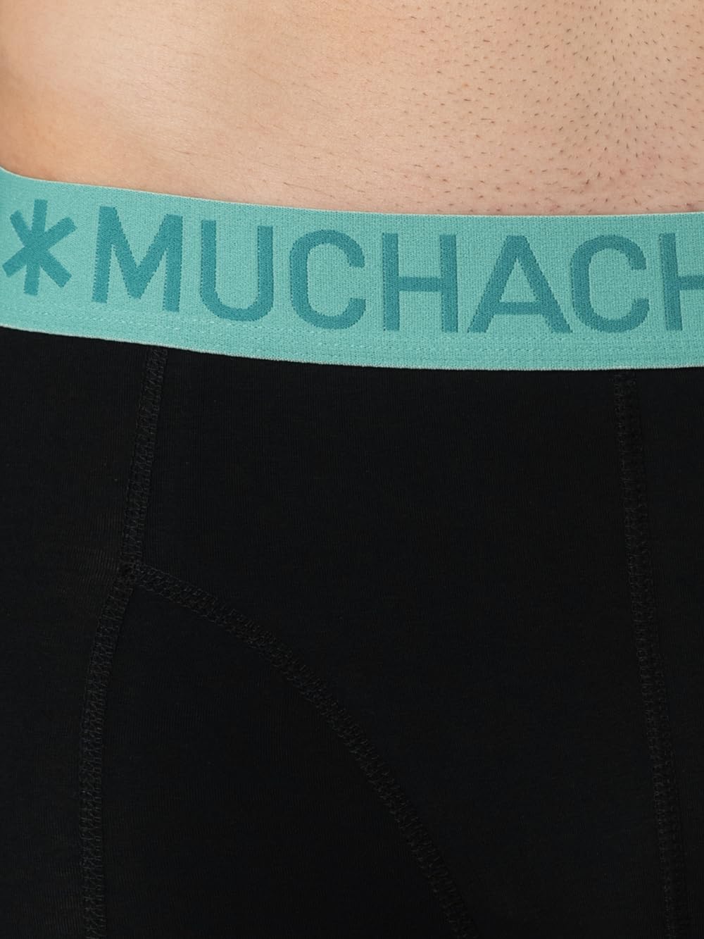 Muchachomalo Calzoncillos para Hombre, Ropa Interior Lisa de Algodón para Hombre, Pack de 4 Unidades, Bóxers Lisos de Corte Clásico con Cintura Elástica
