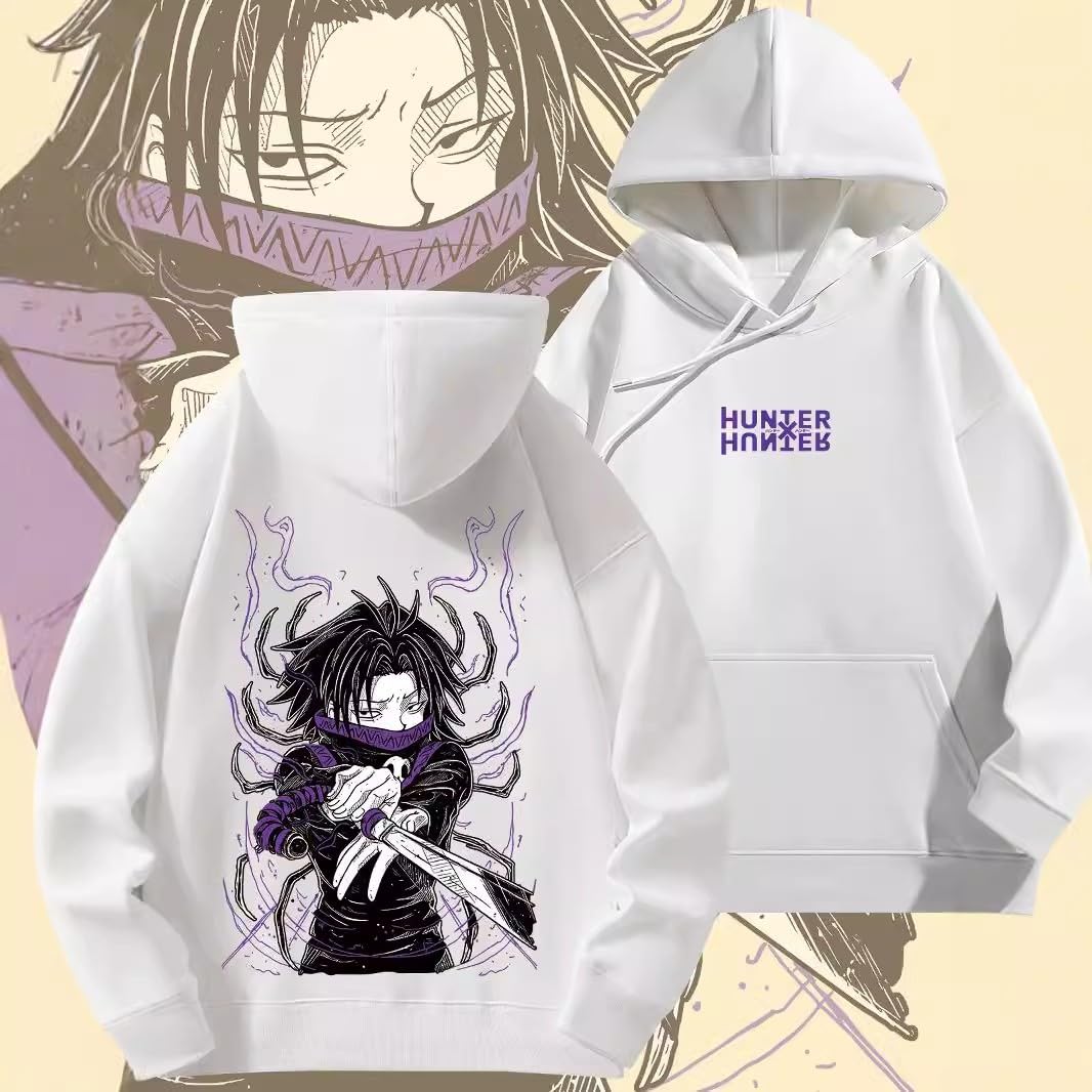 Amazon.co.jp: ハンターxハンター パーカー 長袖 フード付き クロロル