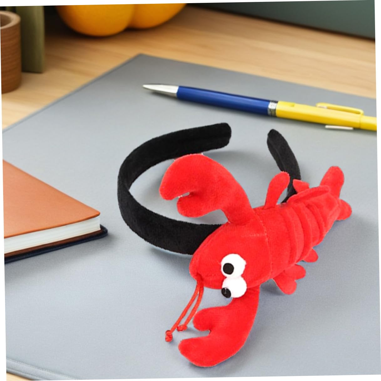 Mobestech 2 pezzi Cerchietti per Capelli Granchio e Aragosta Imbottiti Accessori Decorativi Leggeri e Stabili per Feste e Cosplay