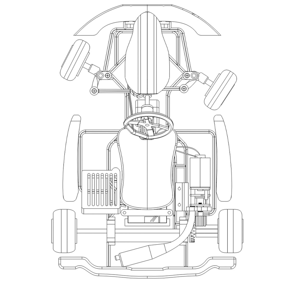 Amazon.co.jp: Goekhyrani RCカートモデル、1/32スケール2.4Gフル