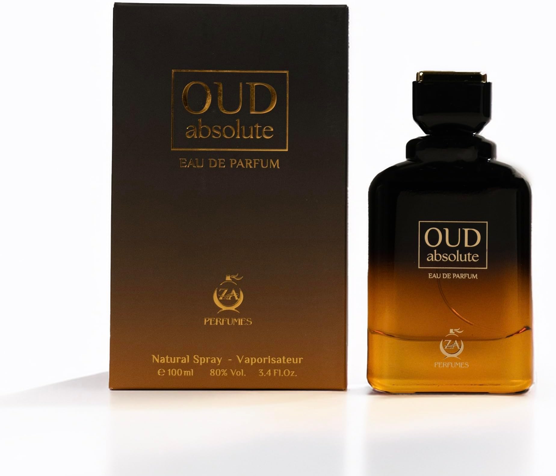 Oud Absolute Leather Eau de Parfum 100ml by Zahrat Al Aqsa | Unisex Fresh Spicy Amber & Woody Fragrance