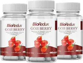 Kit 3 Goji Berry 60 Cápsulas