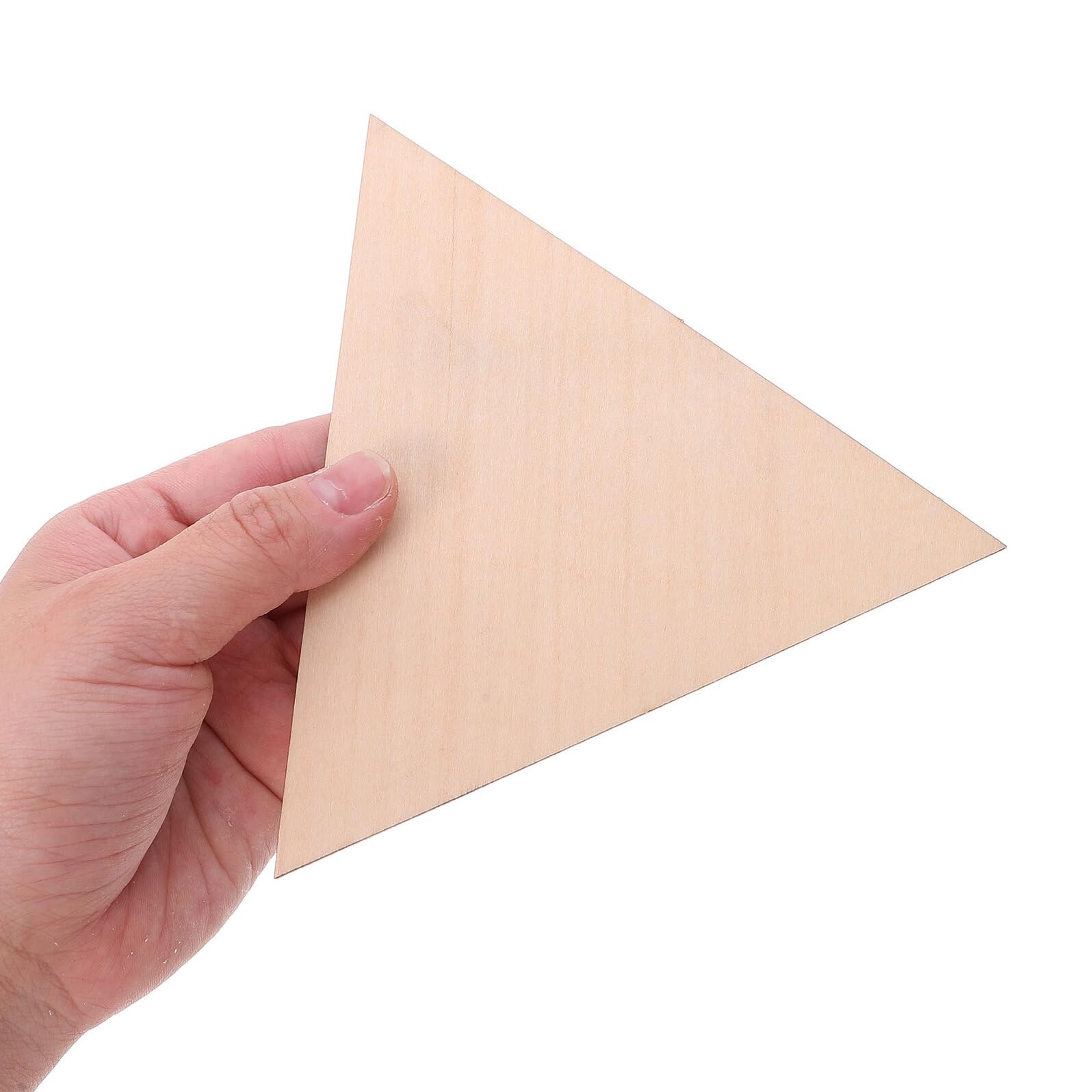 Healifty Juego de Moldes para Cerámica de Barro Herramientas Geométricas de Madera para Modelar Kit de Moldes Triangulares Concéntricos 6 Piezas 14-35 CM para Bricolaje y Proyectos