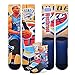 Oklahoma City Thunder 308S Center Court Russell Westbrook Mens Sublimated Socks
