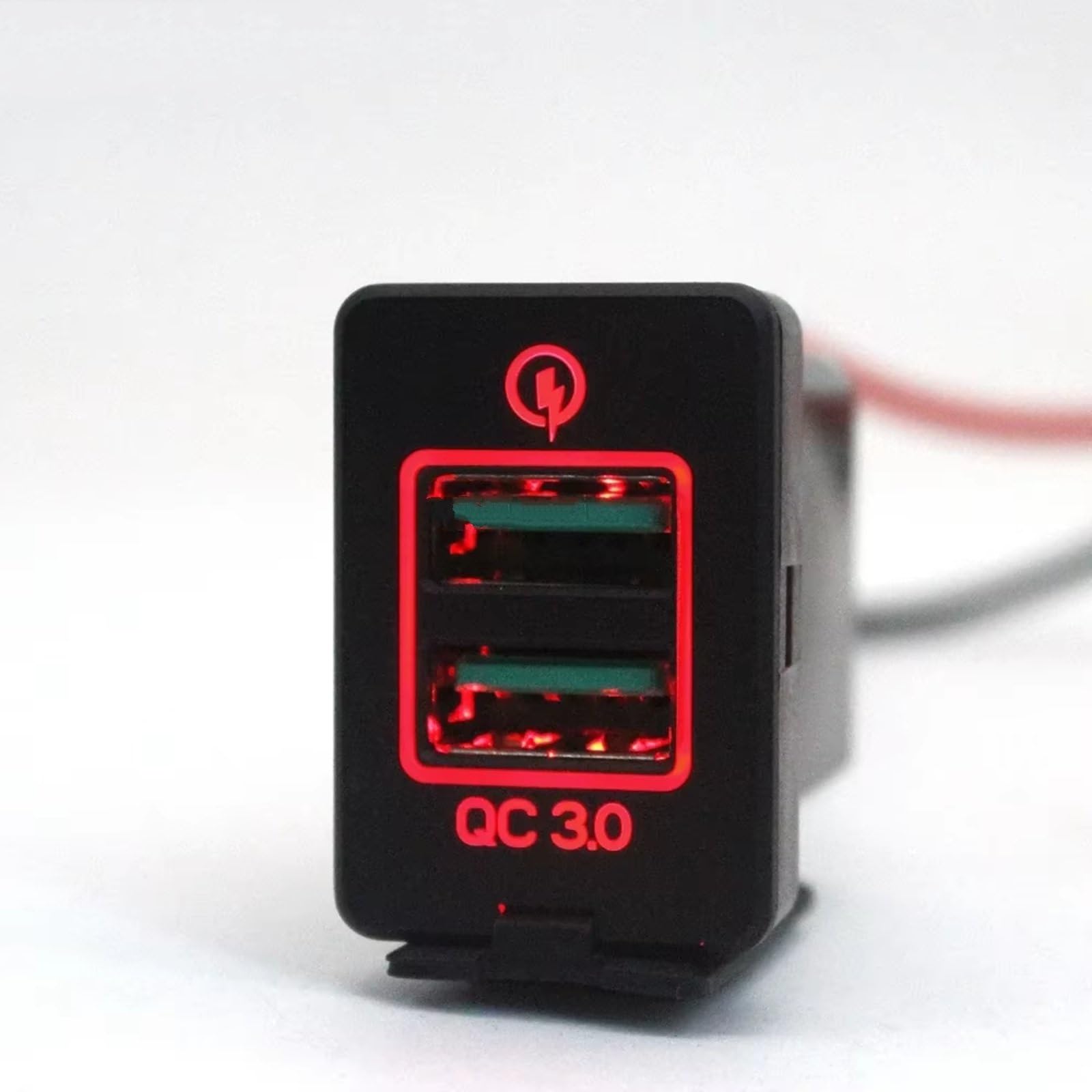 Enchufe USB Consola Compatible Con Mitsubishi Para Outlander 12V 24V Enchufe Coche QC Para Cargador Teléfono Móvil Adaptador Corriente Carga Rápida Puerto USB AUX Jack