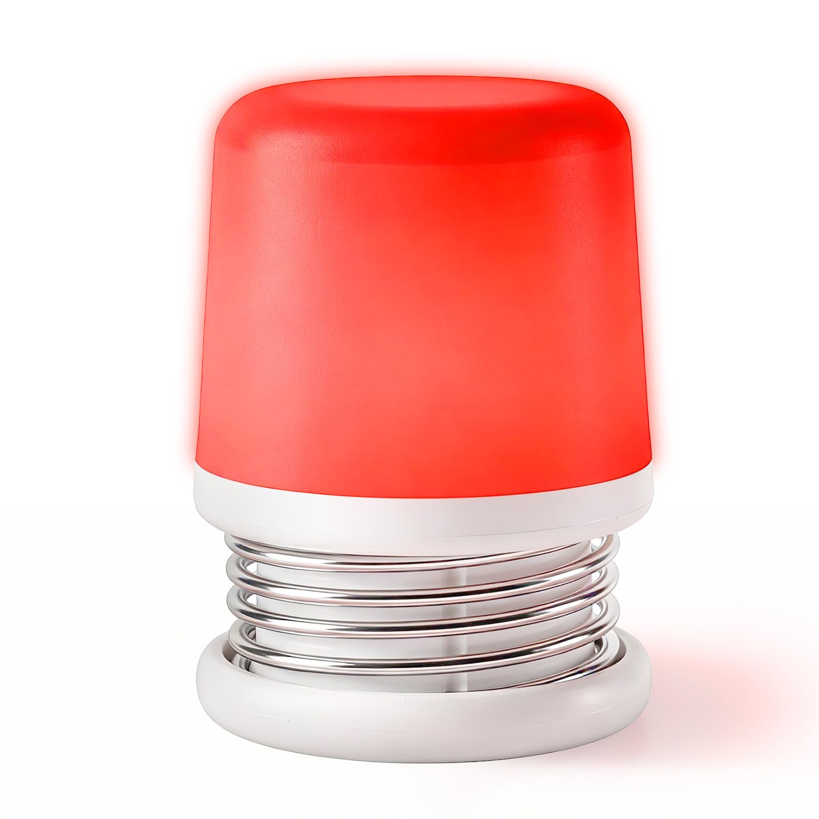 Klarlight 625nm Red Light Night Light for Sleep, Dimmable Tap Control Bedside Lamp No Blue Light, USB-C Rechargeable Nursery Red Nightlight Sleep Lights for Baby, Newborn