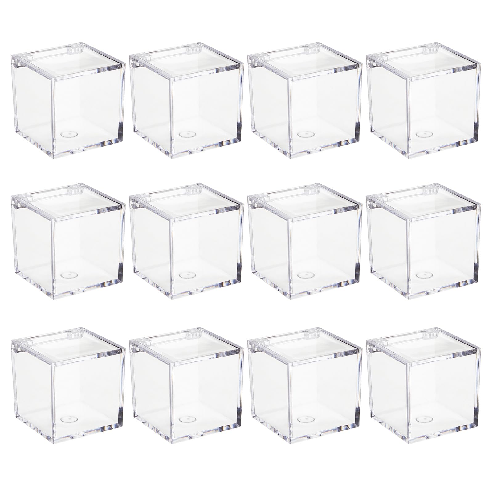 MICFENY Pack Of 12 Multipurpose Candy Boxes Creative Food Packaging Box Cookie Biscuits Storage Container