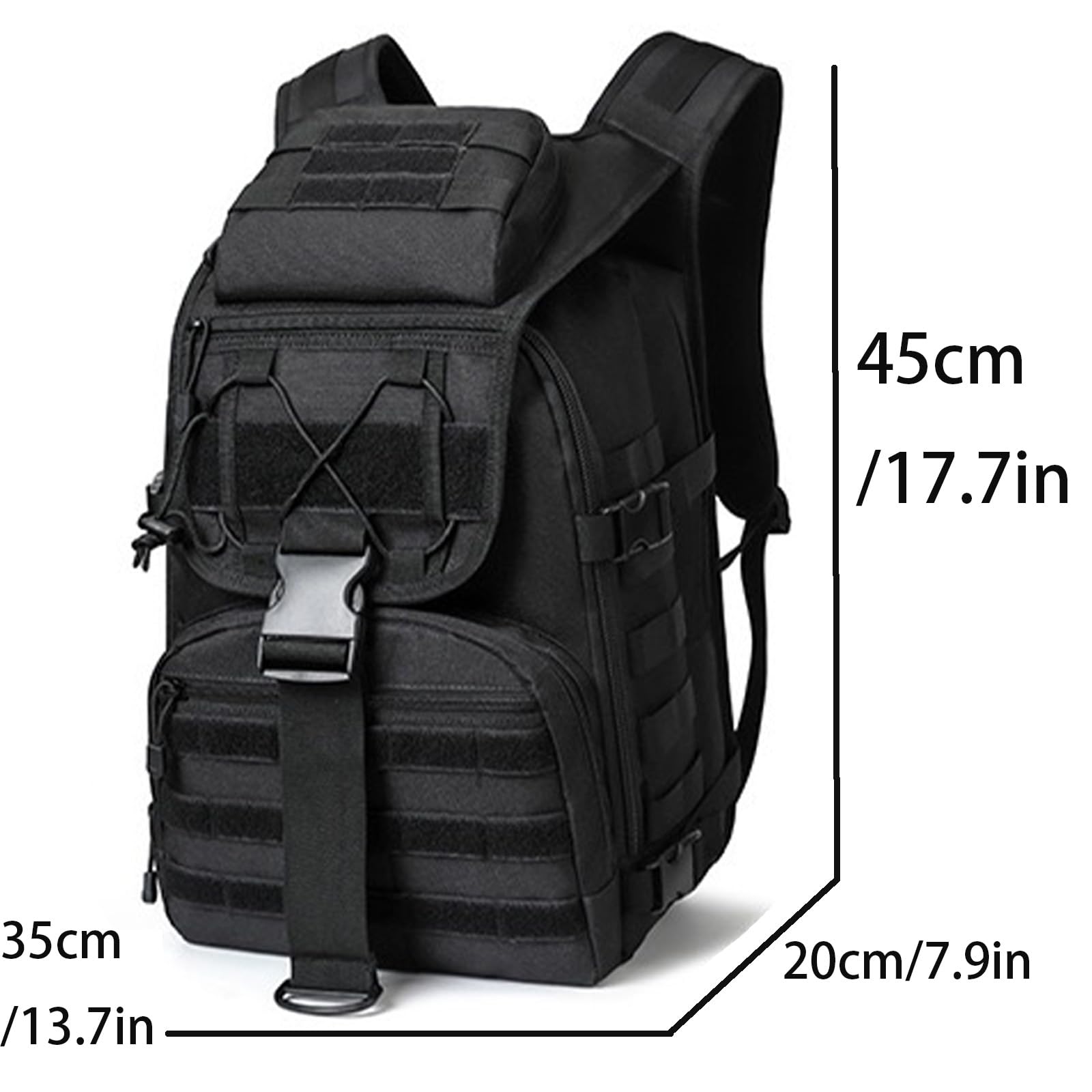 Zaino militare 35L Zaino tattico militare zaino escursionismo zaino da viaggio zaino multifunzionale zaino uomo con campeggio