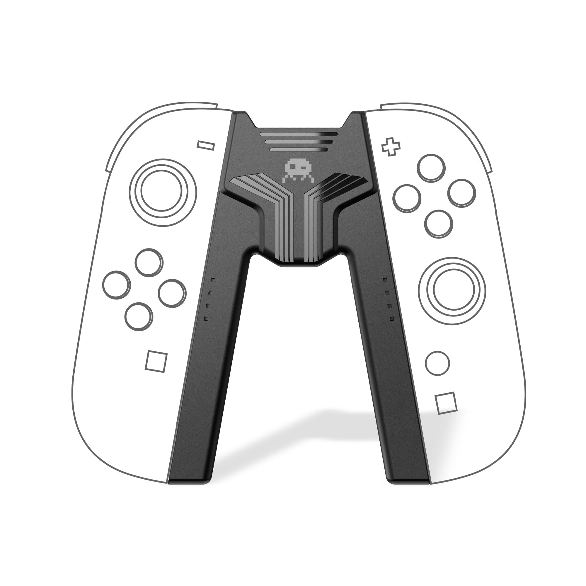 Freaks And Geeks-Grip for 2 Joycons Switch 2 - Black