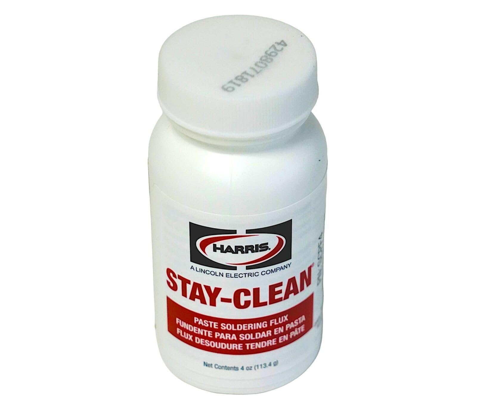 Replacement for Harris SCPF4 Stay-Clean Paste Soldering Flux 4 oz Bottle 40027