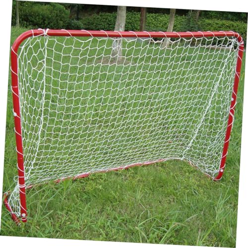 Filet de but de football blanc : fini les mailles cassées au jardin