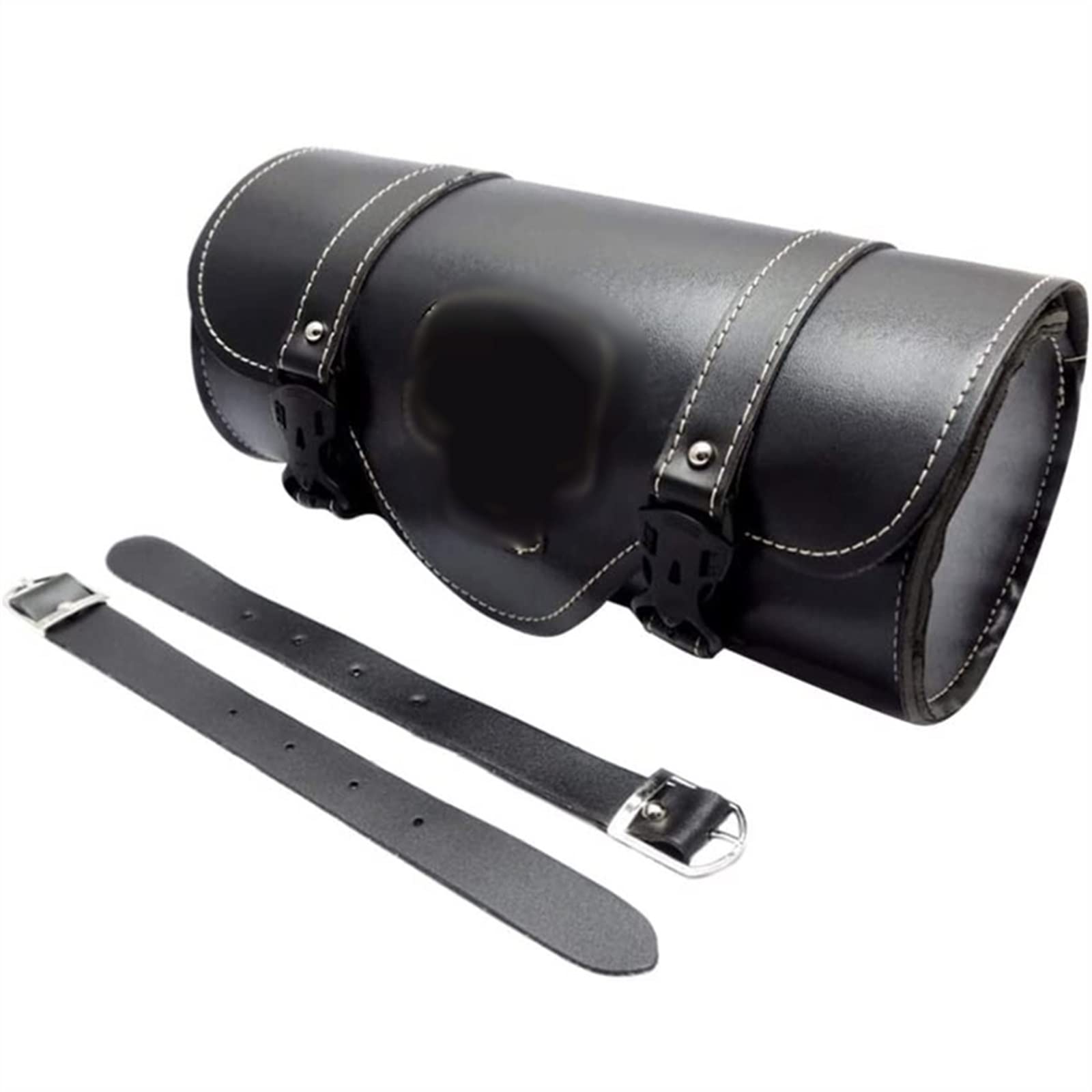 Pochette de Voyage Sac À Outils De Moto Guidon Baril Rouleau Pochette Rangement Avant Arrière Noir