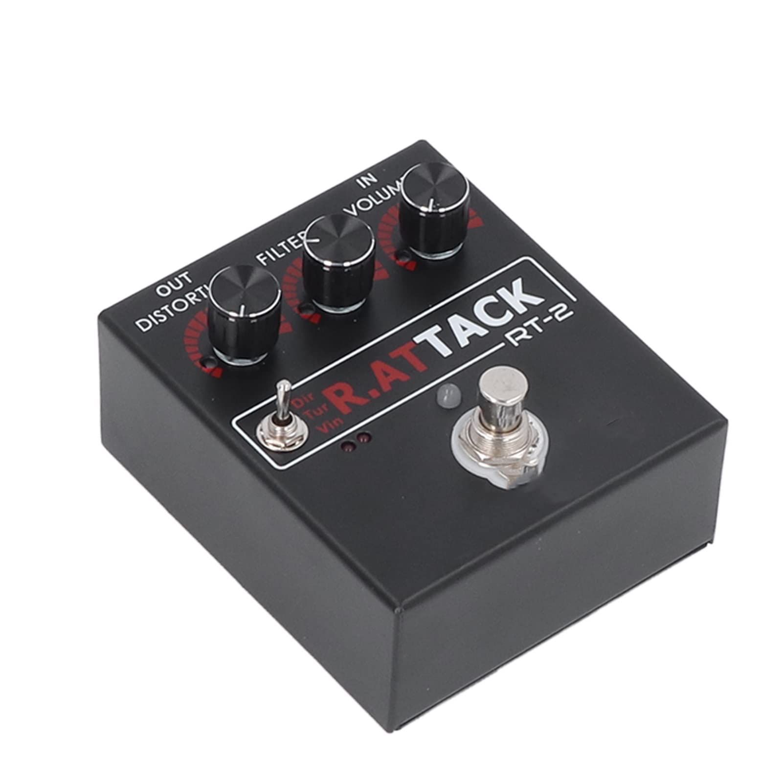 Pedał Efektów Gitarowych, Stop Aluminium, 3 Tony Biegów do Gitary Elektrycznej i Basu, Lekki pedał Mini Distortion dla Muzyków