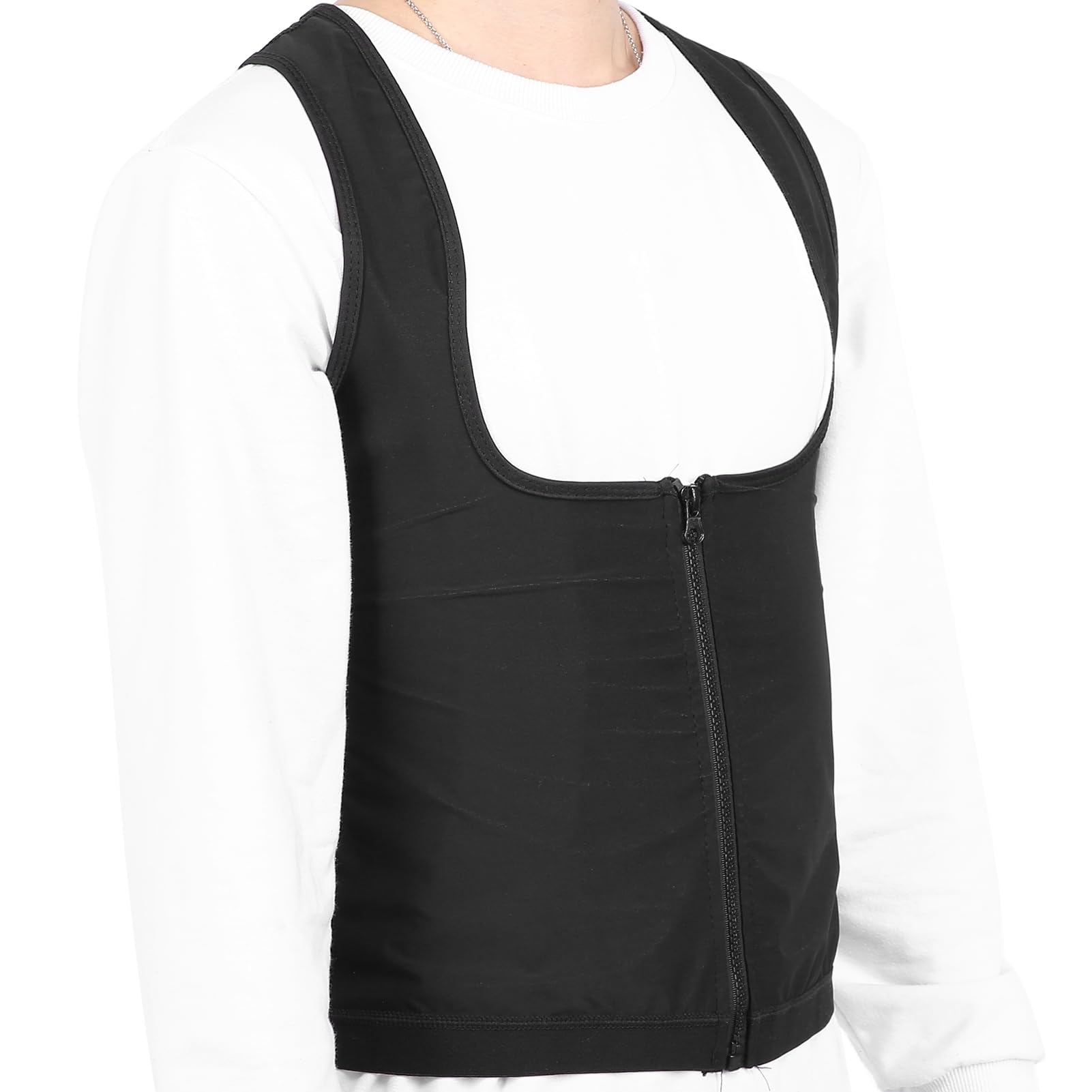 Corsetto da allenamento per donna, gilet con cerniera riscaldamento sudore canotta per sauna Body Shaper traspirante elastico bruciagrassi shapewear per dimagrire