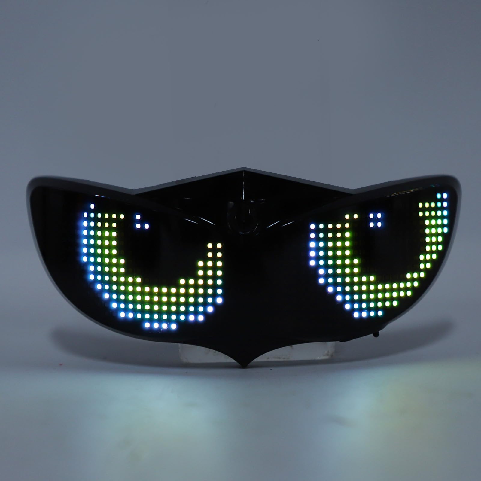 Display Personalizzabile con Luce Interattiva per Casco a LED per Motociclisti Che Guidano di Notte Materiale PC Durevole
