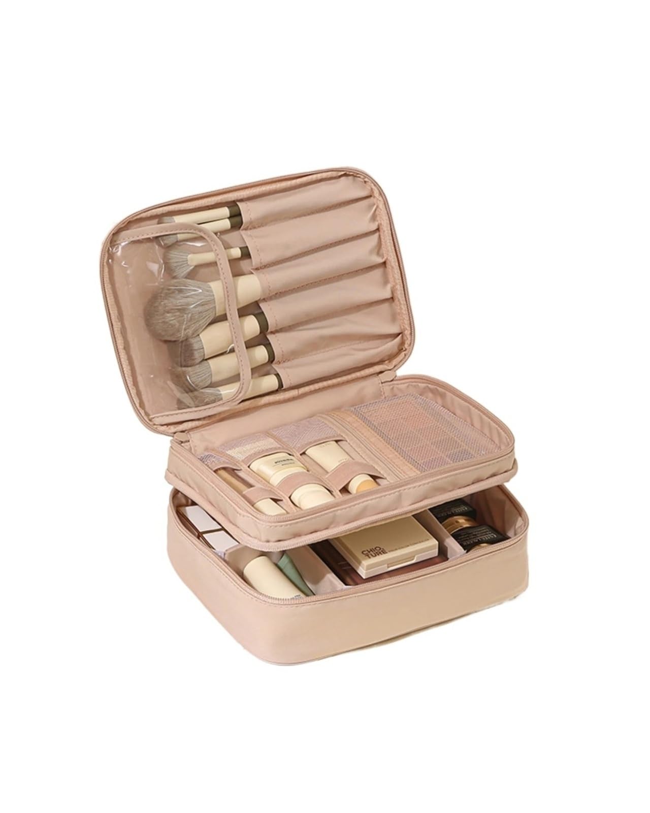 Generico Borsa da viaggio for il trucco da toilette in tessuto Oxford