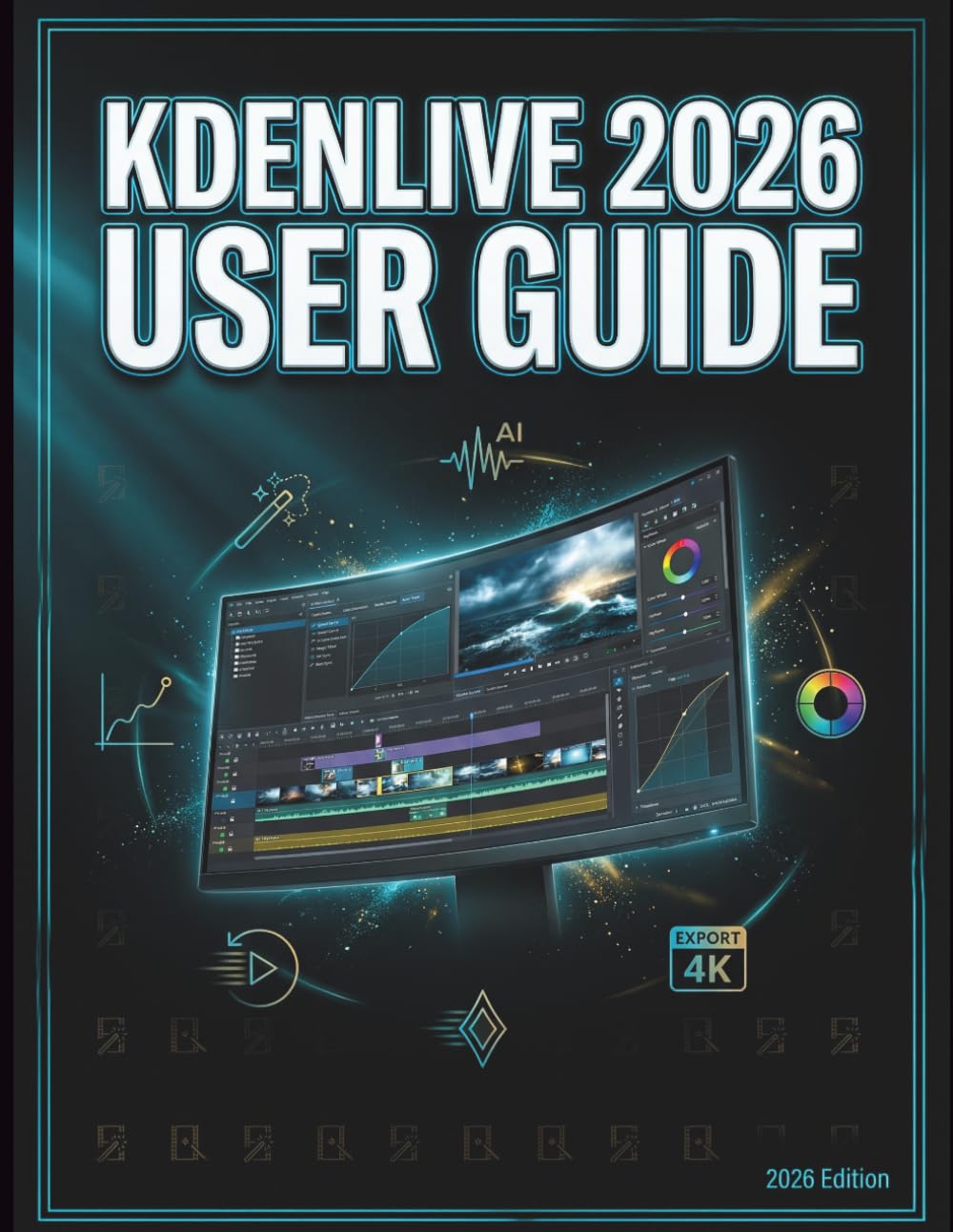 Kdenlive 2026 User Guide: The Creators Handbook for Open-Source Video Production, Workflows, Shortcuts, and Effects for High-Quality Content
