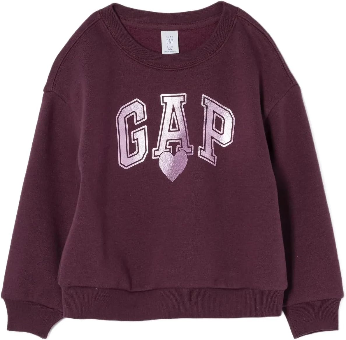 GAP girls Logo Crew Sweatshirt