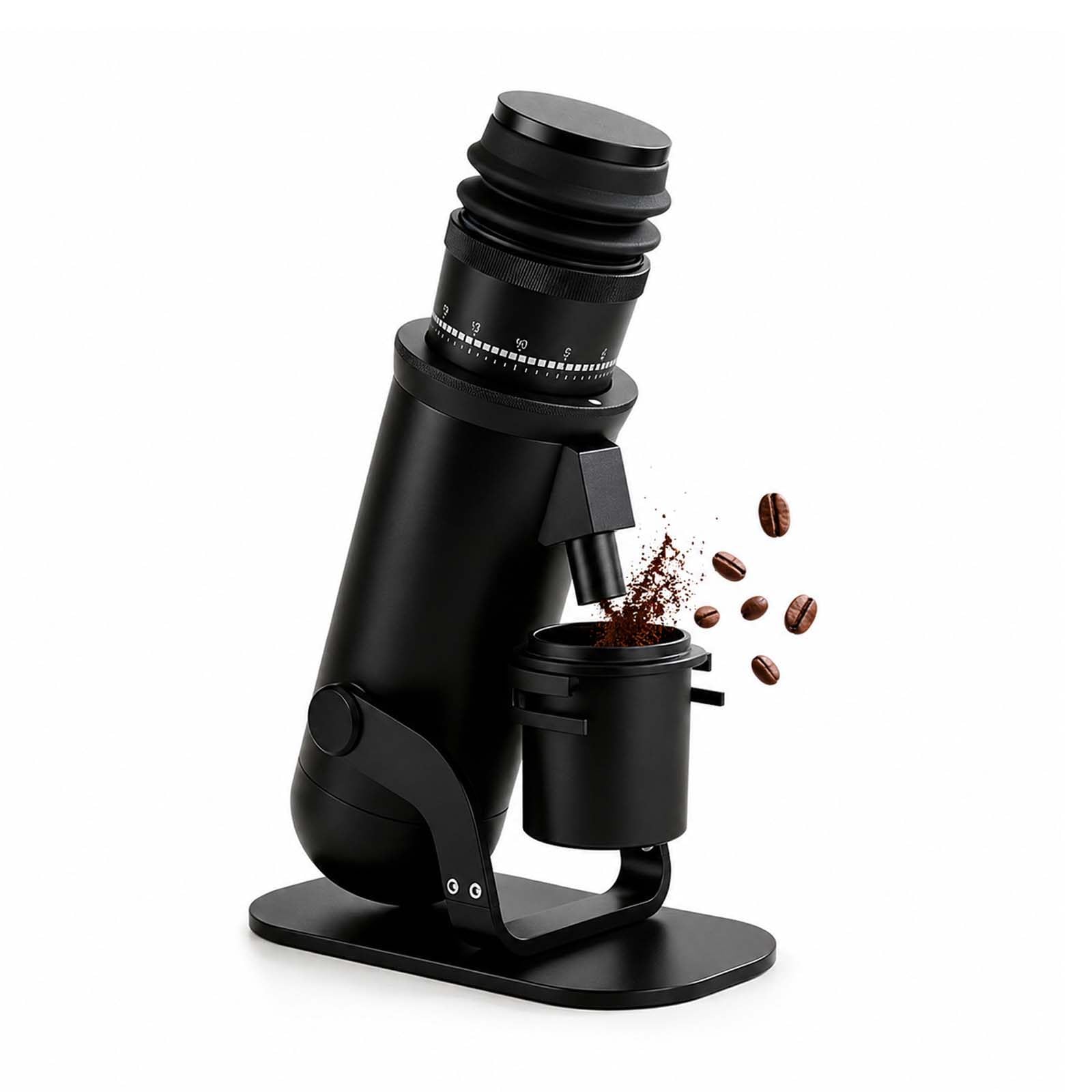 Molinillo De Café Monodosis, Muelas De 7 Estrellas De 48 MM | Ajuste fino continuo para una crema abundante, fácil de limpiar y desmontar; ideal para el ritual matutino del café en casa.