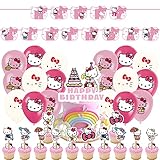 ✎Decoración: Conjunto de accesorios de fiesta de una pieza para todas las ocasiones, como baby showers, fiestas de cumpleaños, días festivos, decoraciones navideñas, fiestas escolares, picnics, acción de gracias y navidad. Crea un ambiente agradable. Esta es una excelente manera de decorar una habitación para una fiesta de cumpleaños u otra celebración.
