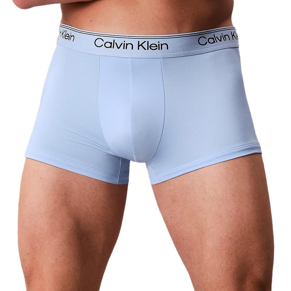 Calvin Klein Confezione da 3 Boxer da Uomo a Vita Bassa in Microfibra Elasticizzata NB4409
