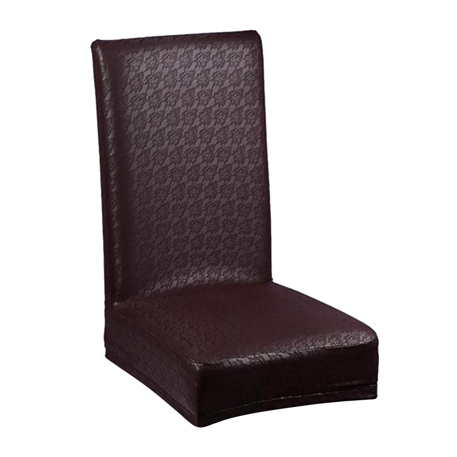 CLUB BOLLYWOOD®1pc Elastic Solid PU Leather Chair Cover Wedding Restaurant Chair Slipcover Coffee|Home & Garden | Furniture |Home & Garden|1 Piece Pu Leather Chair Cover (Chair Not Included)-image-9