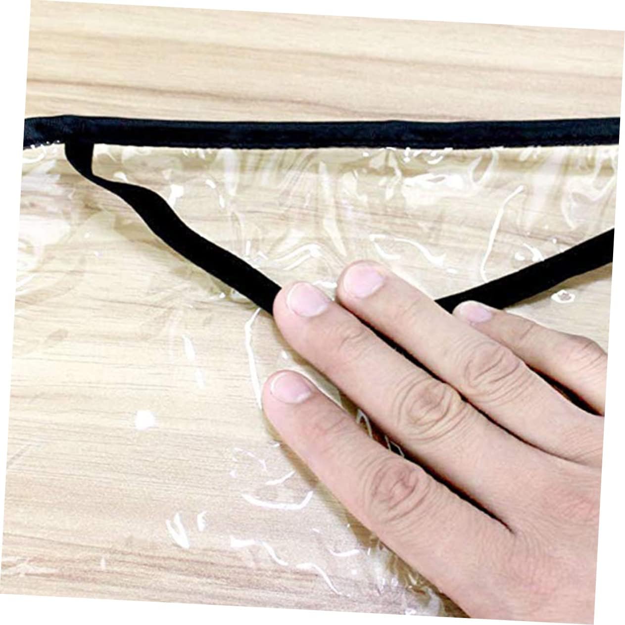 2Pcs Transparent Car Seat Back Protector Pads Kick Mat Cover for Fit Easy to Install Seat Back Mat for Vehicle Protection