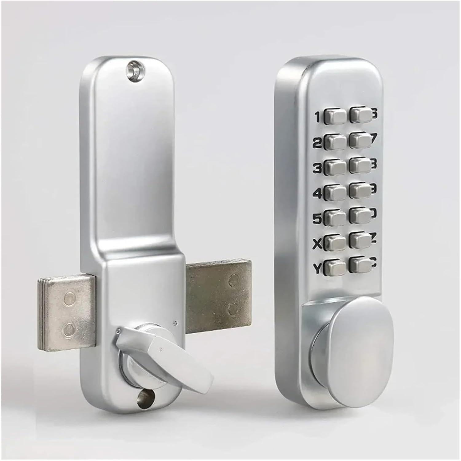 Waterproof Exterior Lock Gate Opener Digital Door Lock Code/Password Mechanical Deabolt Keyless Outdoor Garden/Home Wooden Door