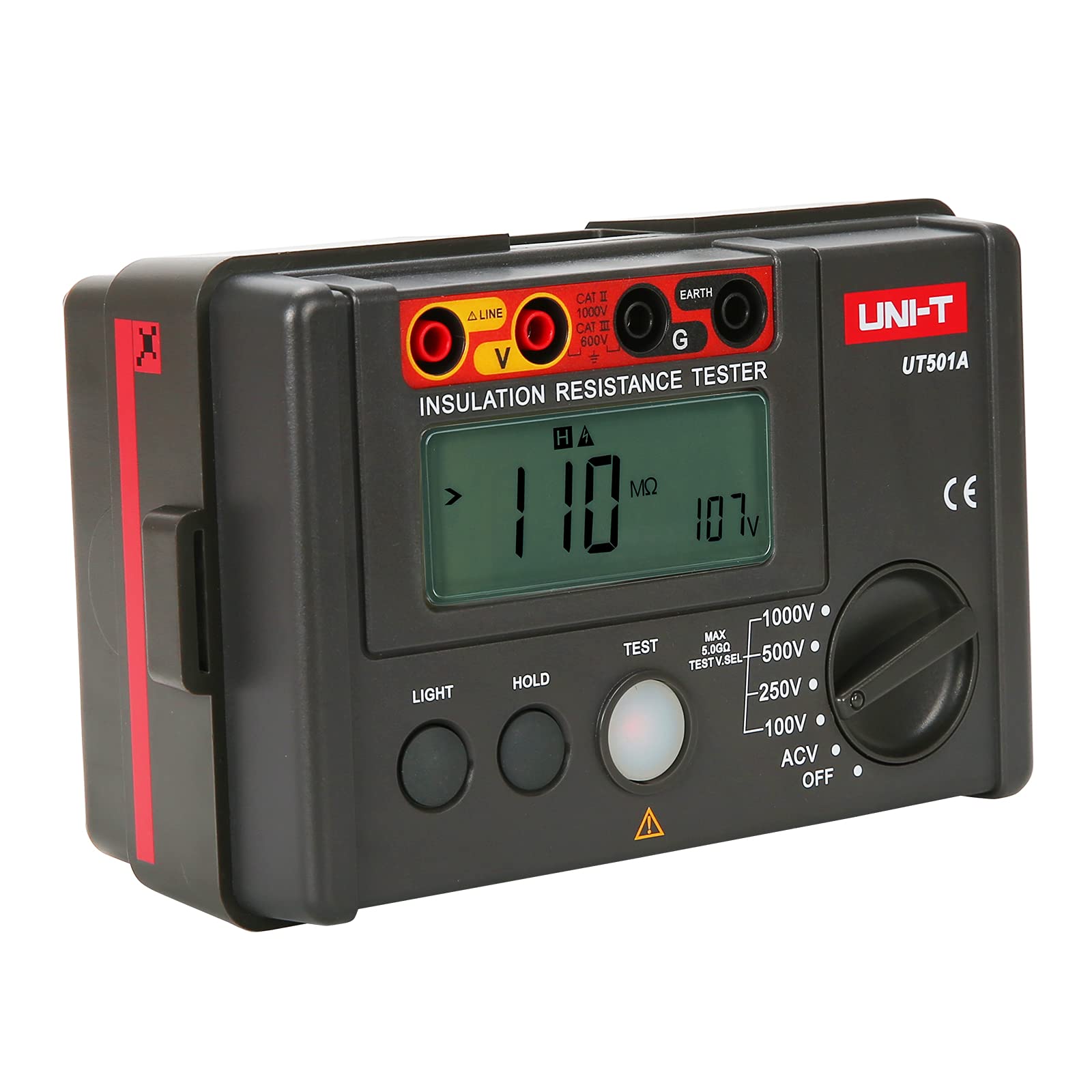 UNI-T UT501A 1000V Isolierung Erde Boden Widerstand Meter Megger Auto-Bereich Ohm Tester Megaohmmeter Voltmeter Tester
