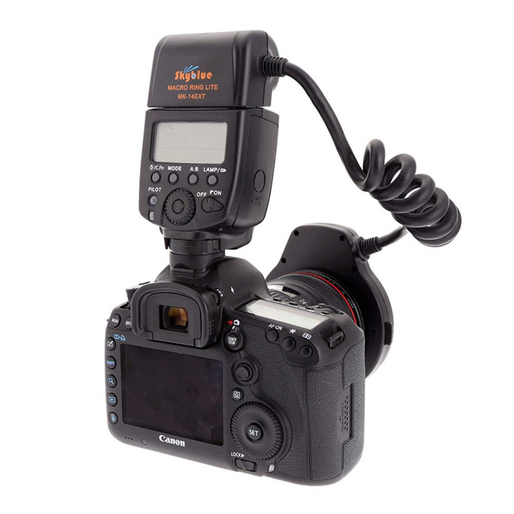Godox ML150 II Macro Ring Flash con 8 piezas de anillo adaptador para