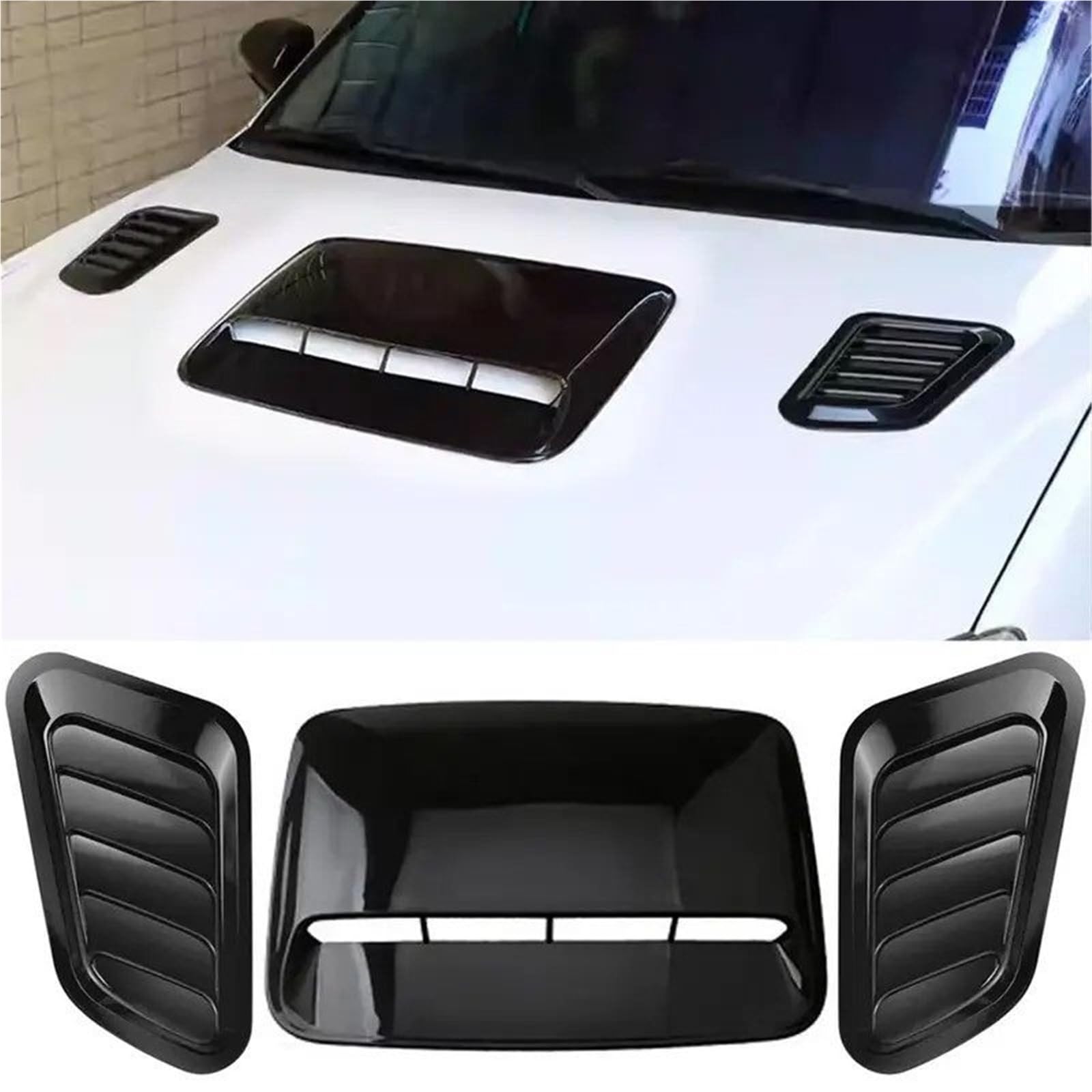 Dekoracyjna przednia maska ​​wlotu powietrza Universal Car Air Flow Kratka wlotu powietrza
