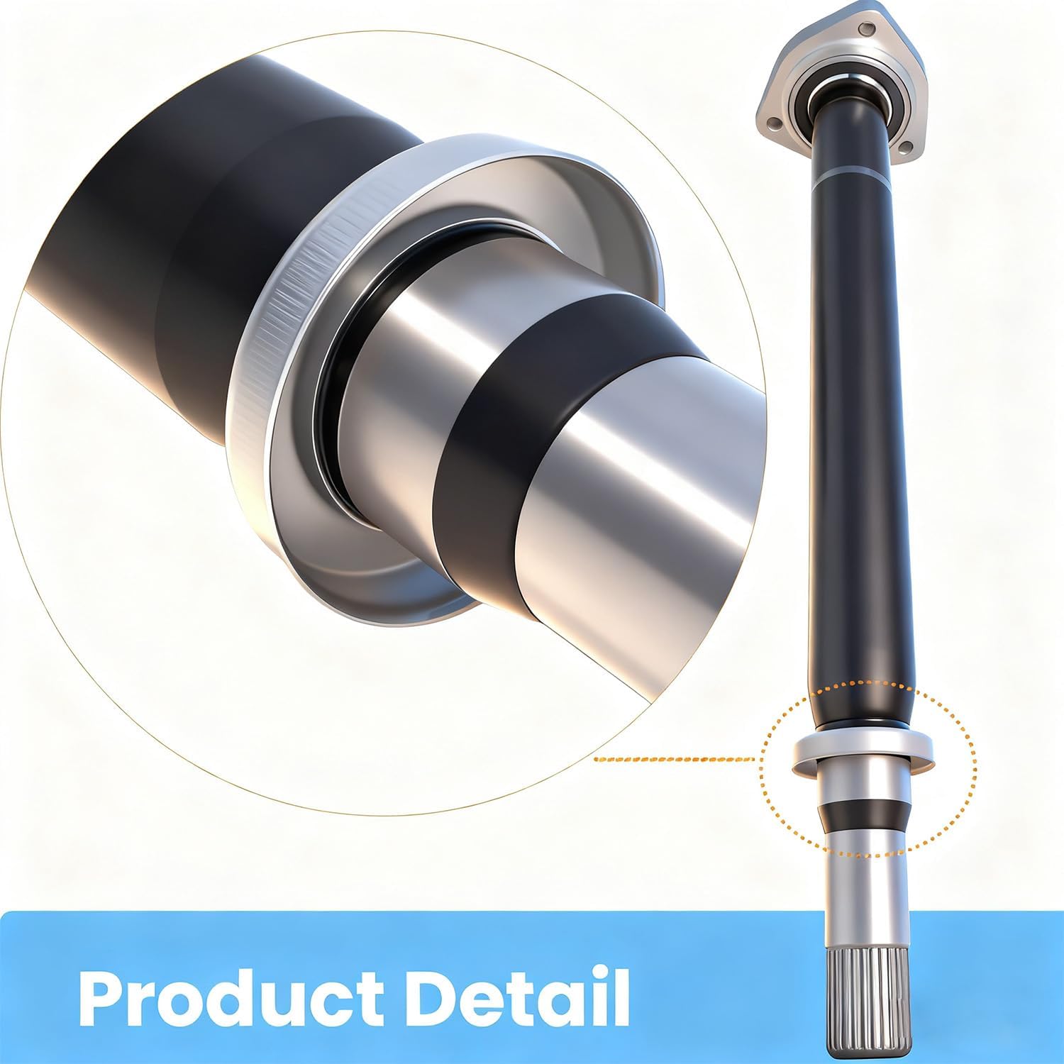 22901057 CV Intermediate Shaft Compatible with Cadillac SRX 2010-2016 XTS 2013-2019, Compatible with Buick LaCrosse 2010-2016 Regal 2014-2017 Allure 2010-2015