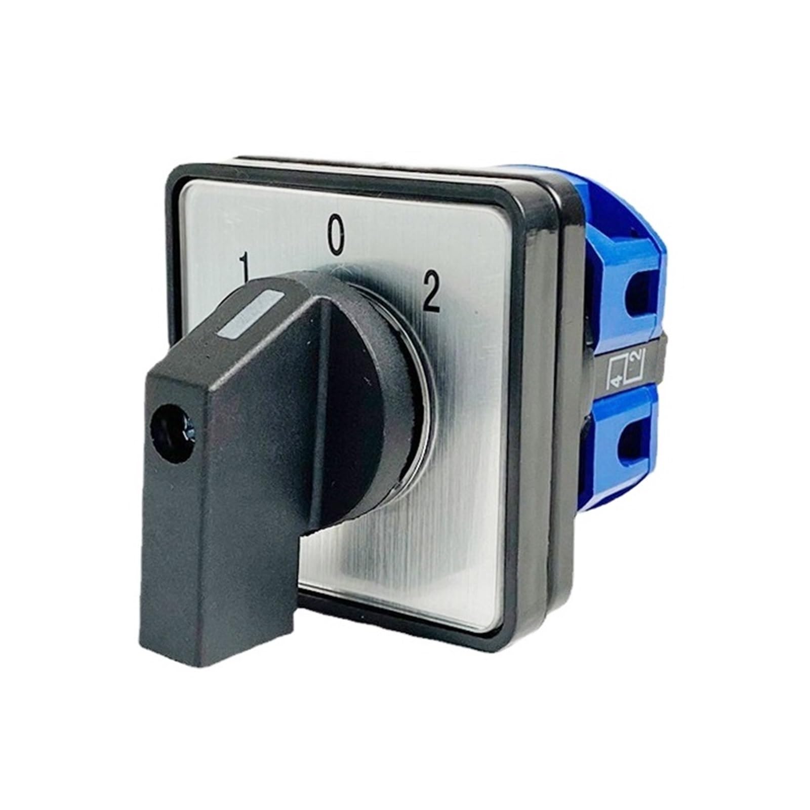 YWZVBSDCS LW26 YMW26-25/1 Rotary Cam Switch 3 Position Knob Changeover Selector 25A 1 Pole 4 Terminals(0-1 Position)