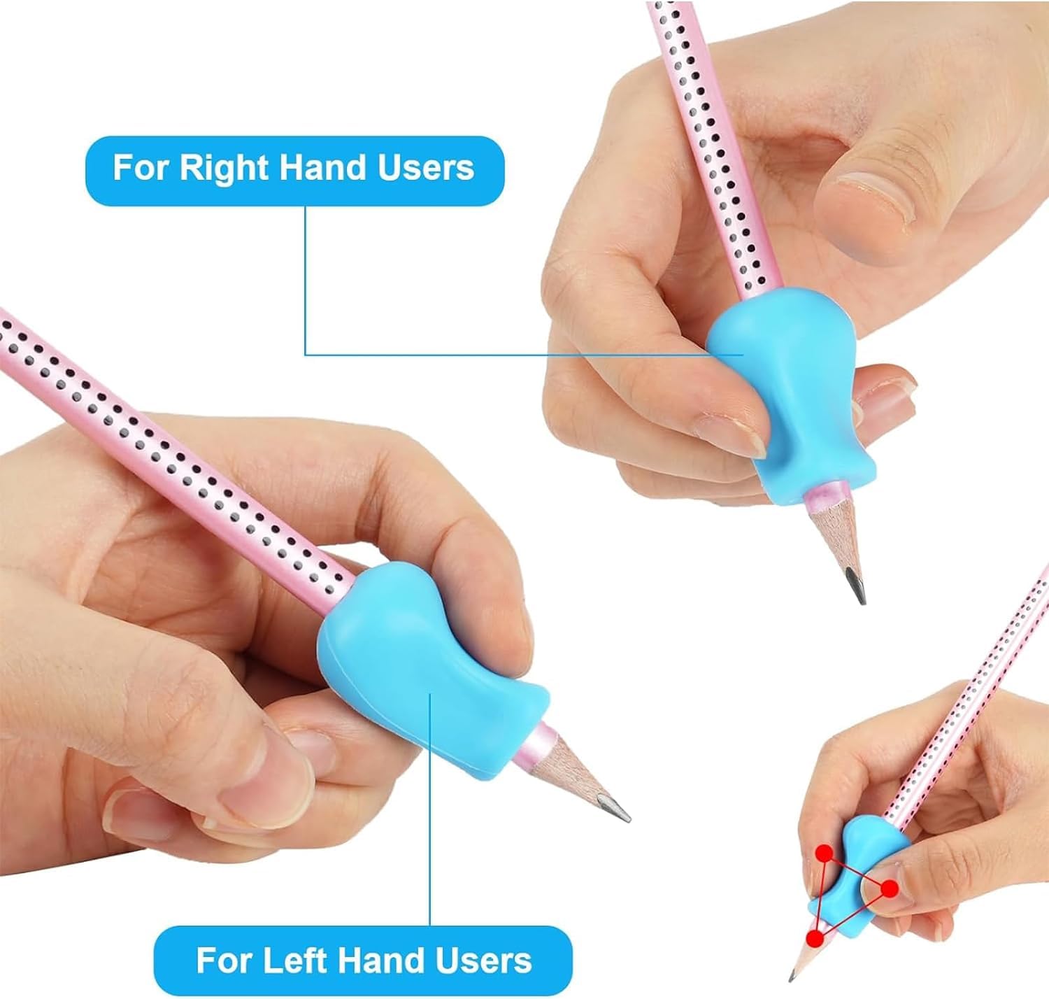 Lápiz Con Peso Para Niños | Herramienta De Corrección De Escritura, Silicona, 30g | Ayuda En Caligrafía Y Concentración