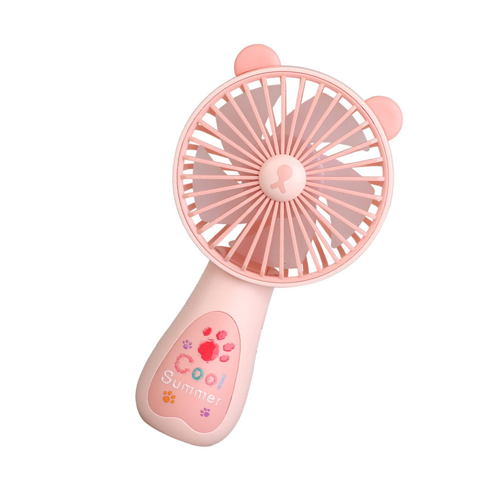 kokdid Fan Handheld Powerful Small Air Blower 3 Speed Rechargeable Air Blower Cooling for Home Outdoor Portable Small
