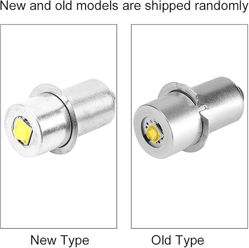 Miniatura 8 de Pilipane Kit de conversión LED, bombilla de linterna LED, bombillas de repuesto P13.5S PR2 3W para linternas, antorcha o luz de trabajo de