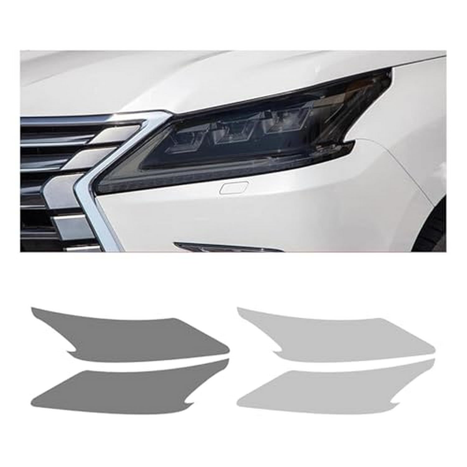 Film protection phare Lexus LX570 TPU look premium