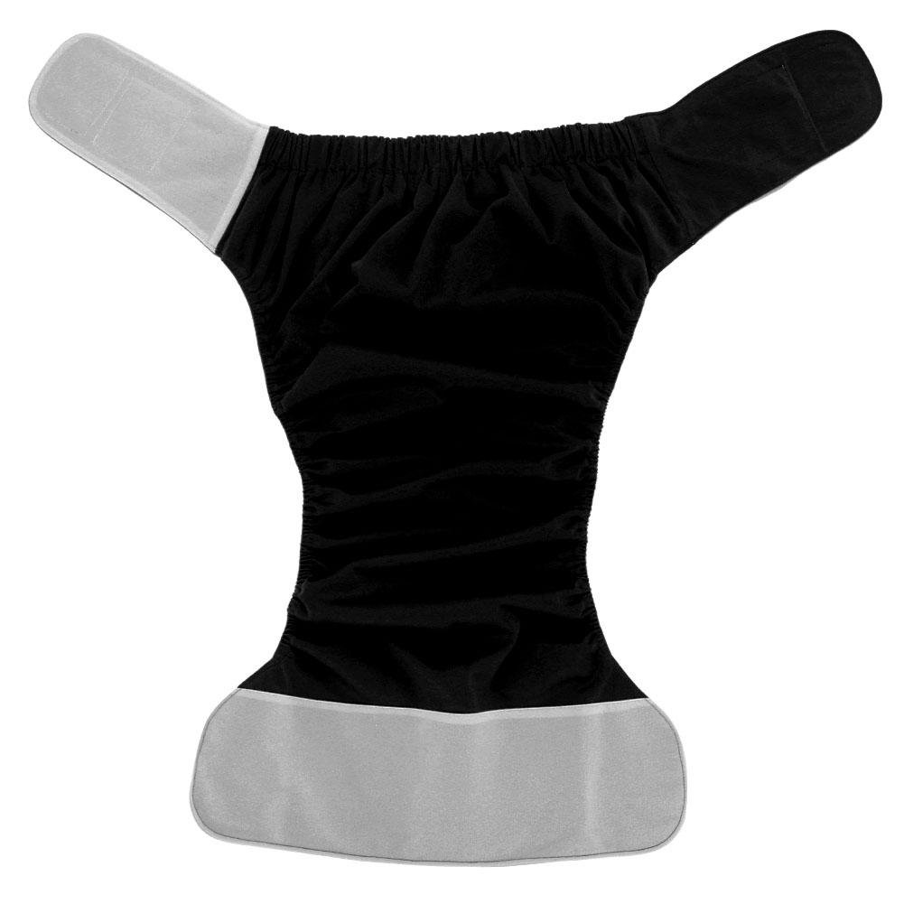 Couches Pour Adultes, Couches En Tissu Adulte Réutilisables Anti Side Leakage Nappy Cloth Diapers Réglable Grande Couche, Pour Les Soins Aux Personnes Âgées Et Handicapées (Noir)