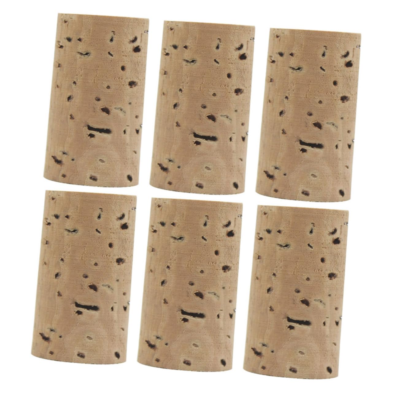 NULYLU 2sets Instrument Accessories Flute Headjoint Cork Plugs Replacement Corks for Flute 6pcs*2